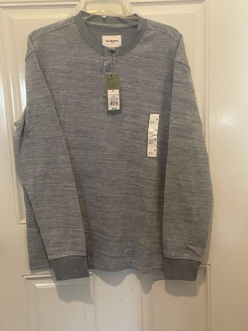 Goodfellow & Co. Men’s M Grey LS Standard Fit